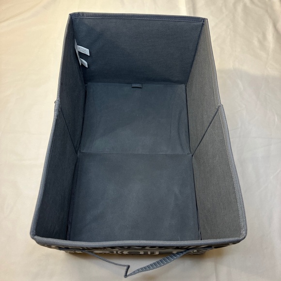 Thirty-One Gifts Your Way Rectangle Woodblock Whimsy Storage Bin Home Organizer - Picture 6 of 8